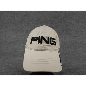Ping G25 Anser Hat Mens OS‎ Tan Embroidered Adjustable Golf Cap